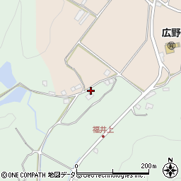 岡山県津山市福井1428周辺の地図