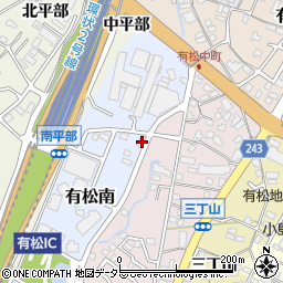 愛知県名古屋市緑区有松南402周辺の地図