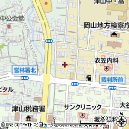 岡山県津山市椿高下3周辺の地図
