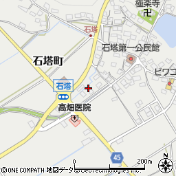 滋賀県東近江市石塔町560周辺の地図