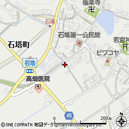 滋賀県東近江市石塔町572周辺の地図