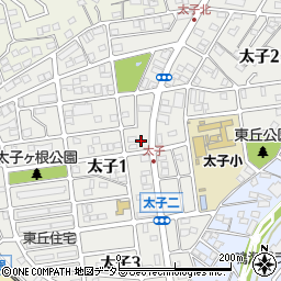 愛知県名古屋市緑区太子周辺の地図