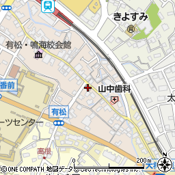 名古屋有松郵便局周辺の地図