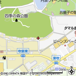 兵庫県丹波篠山市吹新108周辺の地図