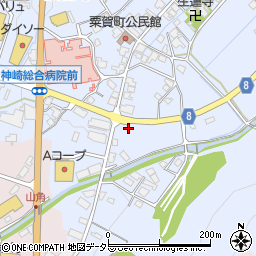 兵庫県神崎郡神河町粟賀町287周辺の地図