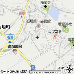 滋賀県東近江市石塔町618周辺の地図