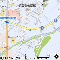 兵庫県神崎郡神河町粟賀町290-1周辺の地図