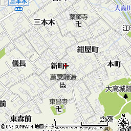 愛知県名古屋市緑区大高町新町11周辺の地図