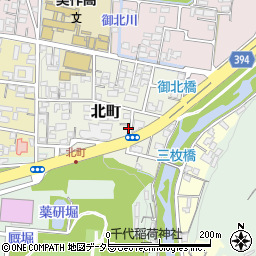 岡山県津山市北町42-4周辺の地図