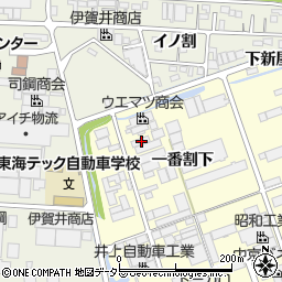 愛知県東海市名和町一番割下13周辺の地図