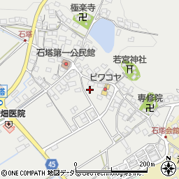 滋賀県東近江市石塔町628周辺の地図