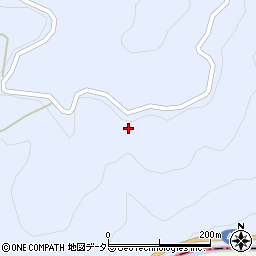 愛知県設楽町（北設楽郡）豊邦（青木平）周辺の地図