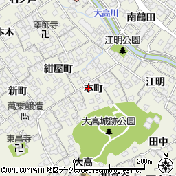 愛知県名古屋市緑区大高町本町52周辺の地図
