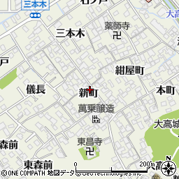 愛知県名古屋市緑区大高町新町17周辺の地図