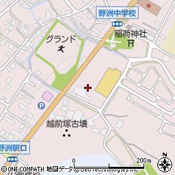 滋賀県野洲市小篠原752周辺の地図