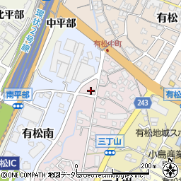 愛知県名古屋市緑区有松三丁山406周辺の地図