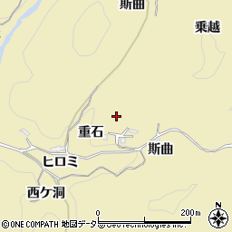 愛知県豊田市豊松町斯曲6周辺の地図