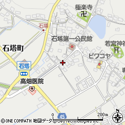 滋賀県東近江市石塔町621周辺の地図