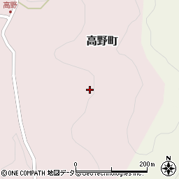 愛知県豊田市高野町中嶋周辺の地図