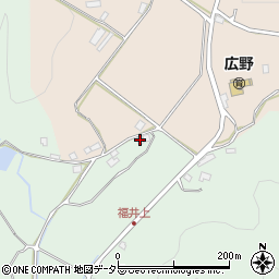 岡山県津山市福井1416周辺の地図