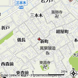 愛知県名古屋市緑区大高町新町23周辺の地図