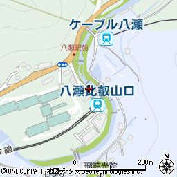 八瀬比叡山口駅前駐車場周辺の地図