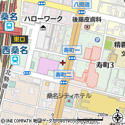 中京銀行西桑名支店周辺の地図