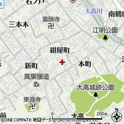 愛知県名古屋市緑区大高町紺屋町23周辺の地図