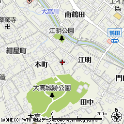 愛知県名古屋市緑区大高町本町17周辺の地図