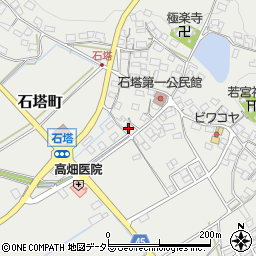 滋賀県東近江市石塔町677周辺の地図