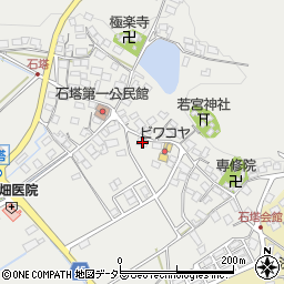 滋賀県東近江市石塔町663周辺の地図