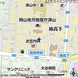 津山日本消防機具株式会社周辺の地図