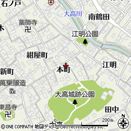 愛知県名古屋市緑区大高町本町29周辺の地図