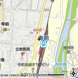 神河町ＪＲ寺前駅前駐車場周辺の地図