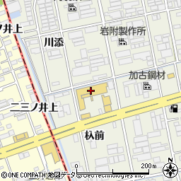 株式会社愛知日産テクノ　名和工場周辺の地図
