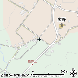 岡山県津山市福井1414周辺の地図