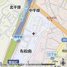 愛知県名古屋市緑区有松南203周辺の地図