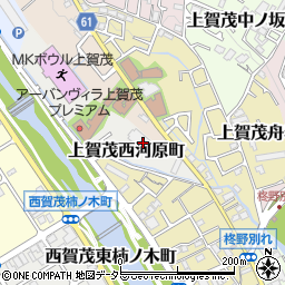 京都府京都市北区上賀茂西河原町18周辺の地図
