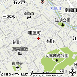 愛知県名古屋市緑区大高町紺屋町24-3周辺の地図