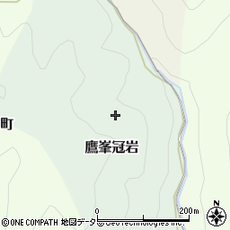 京都府京都市北区鷹峯冠岩周辺の地図