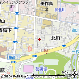 岡山県津山市北町34周辺の地図