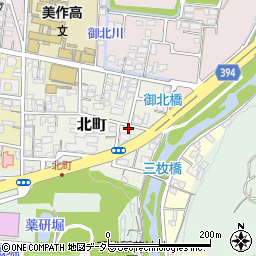 岡山県津山市北町7周辺の地図