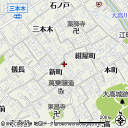愛知県名古屋市緑区大高町新町9周辺の地図