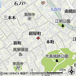 愛知県名古屋市緑区大高町紺屋町24周辺の地図