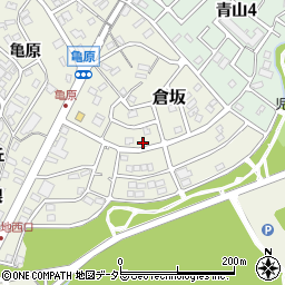 愛知県名古屋市緑区倉坂周辺の地図