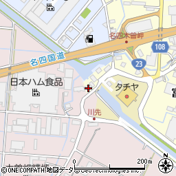 三重県桑名郡木曽岬町富田子963周辺の地図