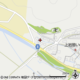 兵庫県神崎郡神河町上岩176周辺の地図