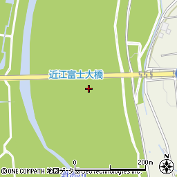 近江富士大橋周辺の地図
