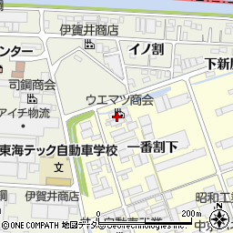 愛知県東海市名和町一番割下8周辺の地図