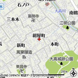 愛知県名古屋市緑区大高町紺屋町25周辺の地図